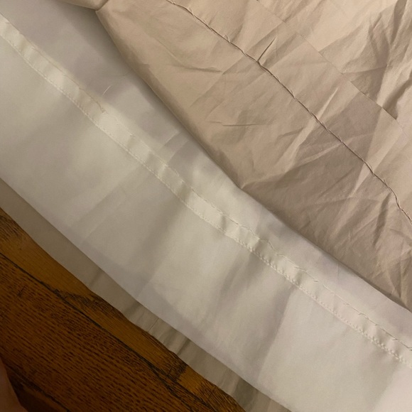 Authentic Burberry ecru cream poplin skirt - Picture 3 of 5